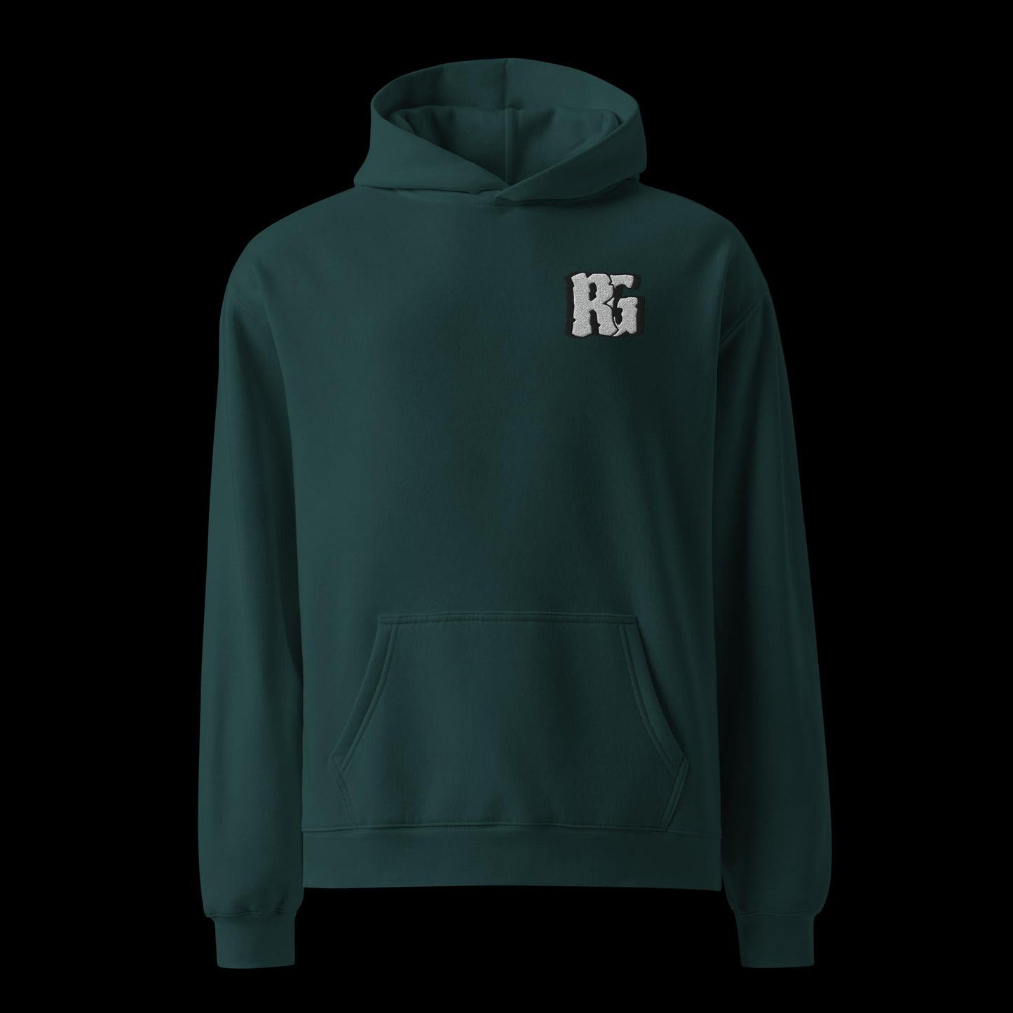 Embroidery RG Unisex oversized hoodie